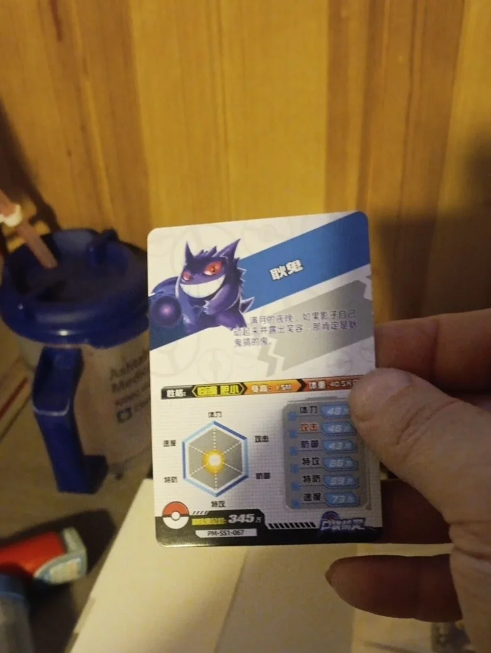Purple Gengar Card - Brand